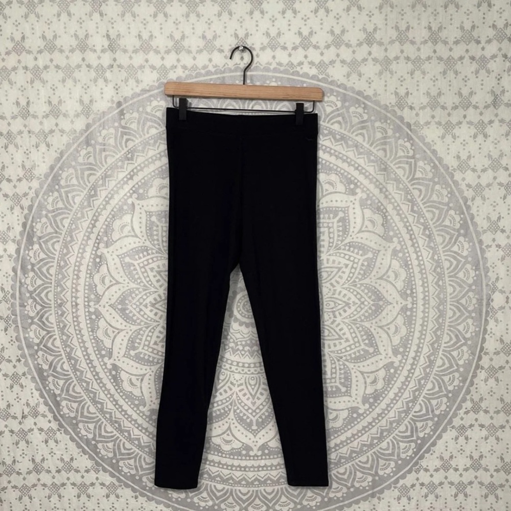 Euc $29 Victorias Secret Pink 2015 Legging Exercise Lounge Yoga Stretch Black M